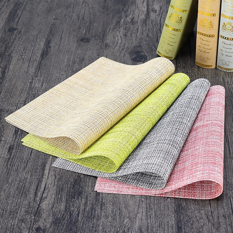 Xuanke woven vinyl place. new design 2018